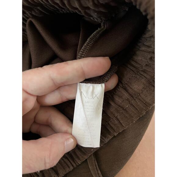 NUX yuki sleek fabric joggers women's size large - Picture 5 of 6